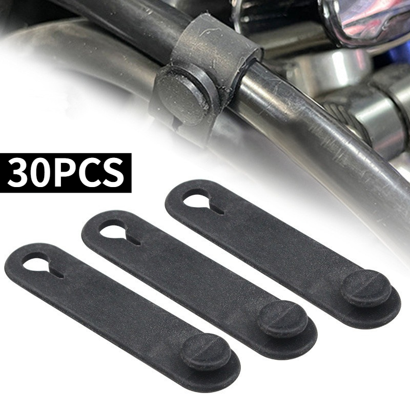 Motorcycle Clutch - 30/60Pcs Motorcycle Rubber Frame Securing Cable