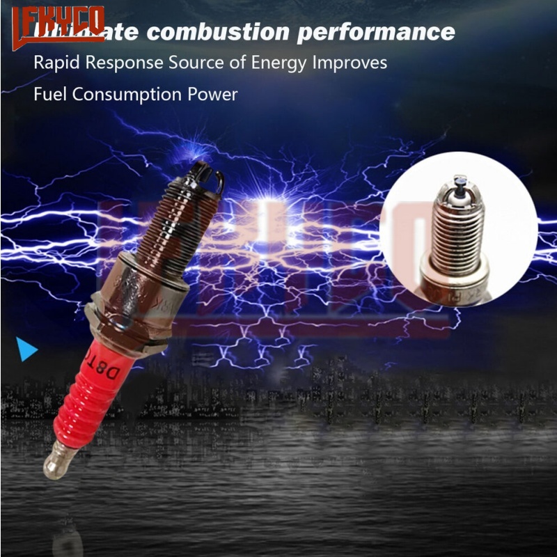 1/2/3/4PCS 3 Electrodes D8TC S - Motorcycle Spark Plug review and price